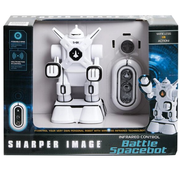 Sharper Image Infrared Control RC Wireless Battle Spacebot Mini Robot SEALED - Picture 14 of 14
